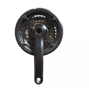 Система Vinca Sport шатунов. 24/34/42T, длина шатуна 170мм, под квадрат, 9/16", алюминий, черная, CW 87 black