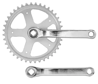 Система HDL WHEEL HDL-S140, МТВ, 152мм, под ромб, 40T, 1/2"х3/32", серебристый, 580244, LU086138