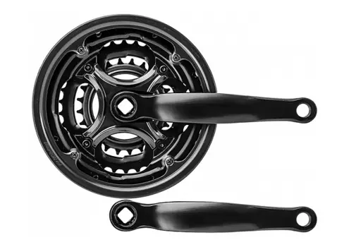 Система велосипедная HDL-S303, 24/34/42Т, 170 мм, сталь, черный, 580261