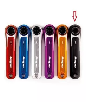 Шатуны HOPE RX Crankset, без паука, вал 30 мм, шатуны 175 мм, чёрный, HCRXN75N