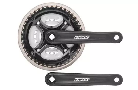 Система велосипедная NECO NSA-3003, 28/38/48Т, 175мм, сталь/алюминий, 580267