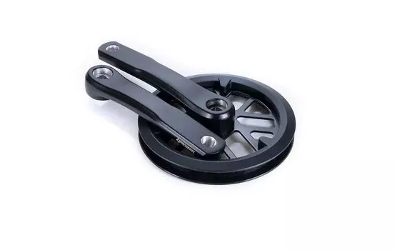 Система велосипедная Prowheel, 1 скорость, 36 Н, 1/2"х3/32", 152 мм, резьба 9/16", под квадрат, черный, A10BPP (11224)