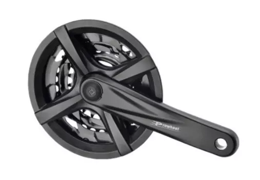 Система шатунов велосипедная PROWHEEL, 24/34/42T*152MM, ALLOY CRANK, под квадрат, черный, TA-CQ02*24