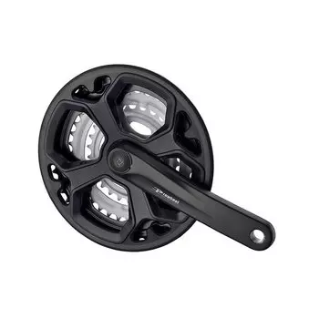 Система велосипедная Prowheel, 28x38x48Т, сталь, шатуны 170 мм, алюминий, черный, TY-CM02 (10860)