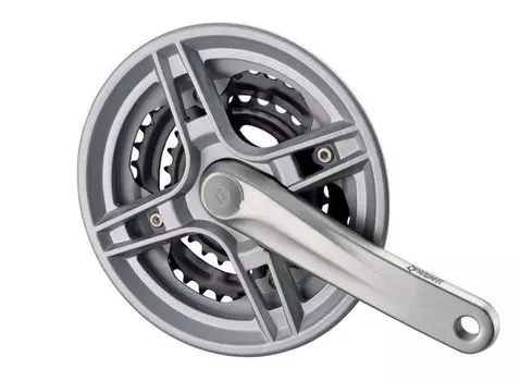 Система велосипедная Prowheel, 3x8/3х7 скоростей, 28-38-48T, 175 мм, Trekking, черный, TY-CM03