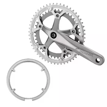 Система велосипедная PROWHEEL ATIA-520/RPL-520-FHP, 172,5мм, 42/52T (сталь), 9S, BCD 130MM, серебристый, ATIA-520