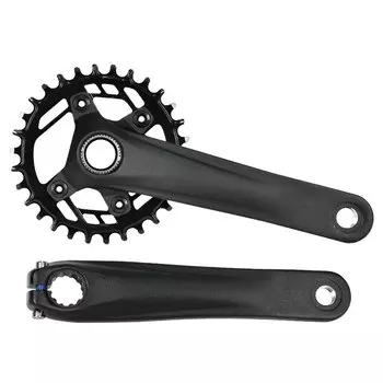 Система велосипедная PROWHEEL х175 mm, AL-6061-T6, разборная, черный, CHARM-FD04-TT-B-30T