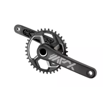 Система велосипедная PROWHEEL, класса MTB Race, 36Т, для 12-скоростей, 175 мм, черный, MPX12-36T-TT