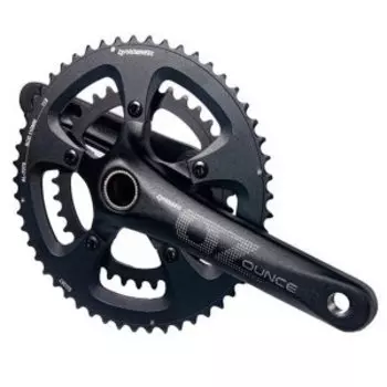 Система велосипедная Prowheel Ounce-721C-TT, 2x10/2x11 скоростей, 172.5 мм, шоссе, черный, OUNCE-721C-TT-172