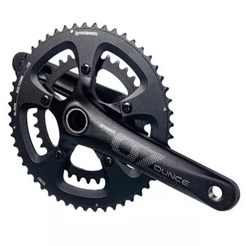 Система велосипедная Prowheel Ounce-721C-TT, 2x10/2x11 скоростей, 172.5 мм, шоссе, черный, OUNCE-721C-TT-172