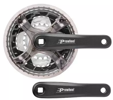 Система велосипедная PROWHEEL TA-CQ01, МТВ, 175мм, под квадрат, 24-34-42T, 580234, LU086124