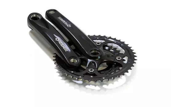 Система велосипедная Prowheel, звезды на 22x32x44 зуба, сталь, шатуны алюминий, 170 мм, черный, XTC-401 (10859)