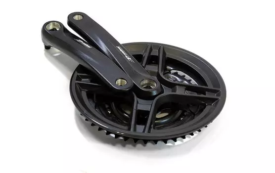 Система велосипедная Prowheel, звезды на 28x38x48 зуба, сталь, шатуны алюминий, 170 мм, черный, TY-CM03 (10861)