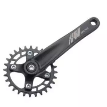 Система велосипедная SAMOX MTB 1x11/10/9 скоростей, 32T, сталь, 170мм алюминий, черная, AF26-D32NA (P201)-170