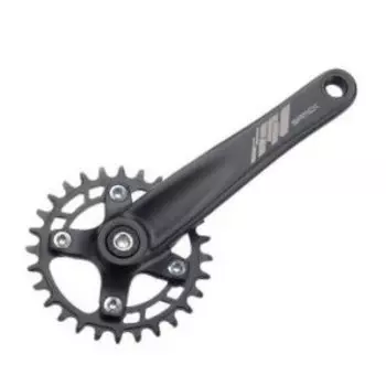 Система велосипедная SAMOX MTB 1x11/10/9 скоростей, 34T, сталь, 175мм алюминий, черная, AF26-D34NA (P201)-175