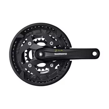 Система велосипедная SHIMANO Alivio T4010, для 3x9speed, 175мм, Octalink, без каретки, с защитой, черный, EFCT4010E866CL