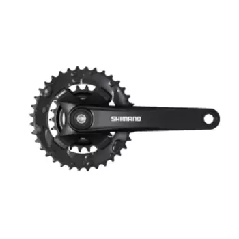 Система велосипедная SHIMANO ALTUS FC-MT101-2, 170 мм, 9/16", SQR, 36х22T, черный, AFCMT1012C62XL
