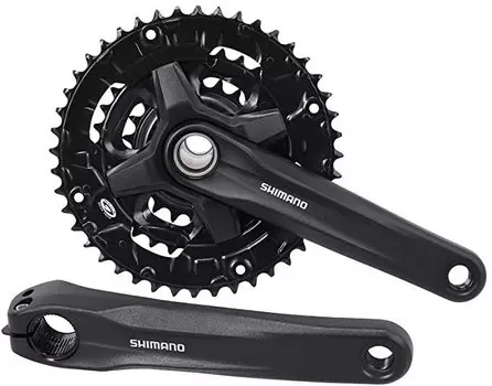 Система велосипедная SHIMANO Altus MT200-3, 175мм, 40/30/22T, для 9 скоростей, без защиты, черный, EFCMT2103EX002XL