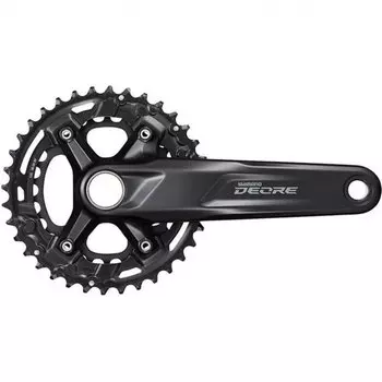 Система велосипедная SHIMANO DEORE, M4100-B2, 2x10 скоростей, 170мм, интегрированный вал, 36-26T без каретки, 2-720235