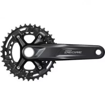 Система велосипедная SHIMANO DEORE, M4100-B2, 2x10 скоростей, 170мм, интегрированный вал, 36-26T без каретки, 2-720235