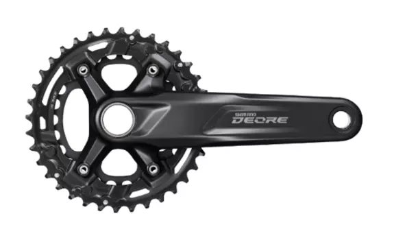 Система велосипедная SHIMANO Deore M4100-B2, для 2x10ск, 175 мм, 36-26T, без каретки, EFCM41002BEX66