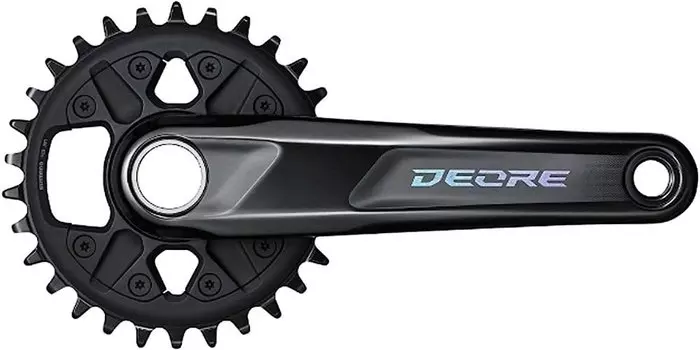 Система велосипедная SHIMANO DEORE, M6100-1, 12 скоростей, шатун 175 мм, интегрированный вал, 30Т зубов, 2-720255