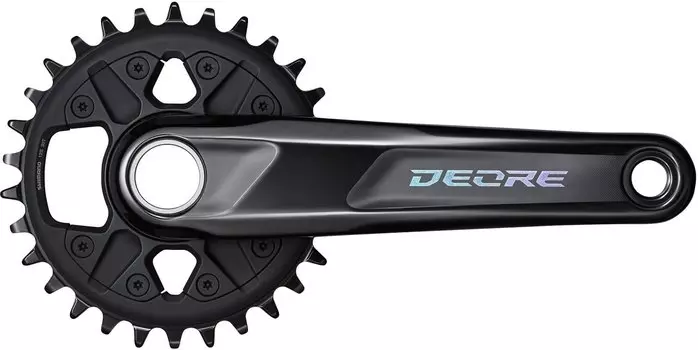 Система велосипедная SHIMANO DEORE, M6120-1, 12 скоростей, шатун 170 мм, интегрированный вал, 30Т зубов, 2-720259