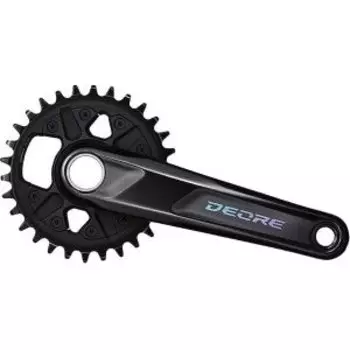 Система велосипедная SHIMANO DEORE, M6120-1, 12 скоростей, 175 мм, интегрированный вал, 30Т зубов, 2-720264