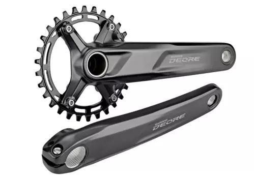 Система велосипедная SHIMANO DEORE XT FC-M5100-1, 10/11 скоростей, BSA, 170 мм, 32T, черный, AFCM51001CBA2