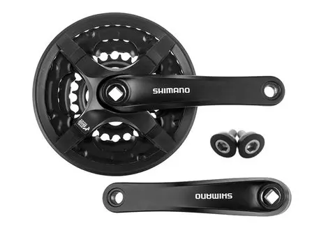 Система велосипедная SHIMANO FC-TY501, 170 мм, 42х34х22T, черный, AFCTY501C244CSX