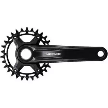Система велосипедная SHIMANO, MT510-1, 12 скоростей, 170 мм, интегрированный вал, 32Т, без каретки, черный, 2-720281