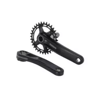 Система велосипедная SHIMANO, MT510-1, 12 скоростей, 175 мм, интегрированный вал, 30Т, без каретки, черный, 2-720283
