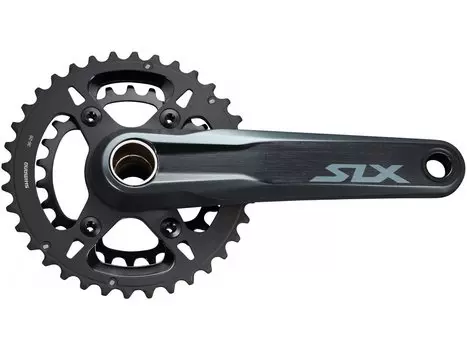 Система велосипедная SHIMANO, SLX Crank FC-M7120-1 Hollowtech II - 2021 Model, для 12 скоростей, черный, УТ000226260