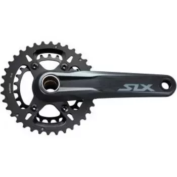 Система велосипедная SHIMANO, SLX Crank FC-M7120-1 Hollowtech II - 2021 Model, для 12 скоростей, черный, УТ000226260