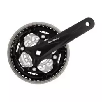 Система велосипедная SUNRACE FCM600.02DD.SS0.BX M600, 42-32-22T, квадрат, 170мм, защита, черный, 06-201206