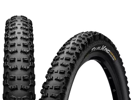 Велопокрышка Continental Trail King II 2.4, 27.5 x 2.4 (60-584), 3/180TPI, E25, черный, 150416