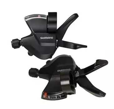 Шифтер велосипедный Shimano Altus M315, левый + правый, 2x8 скоростей, трос+оплетка, ESLM31528PA