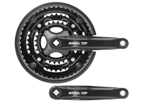 Система велосипедная WHEEL TOP TCRF2-CFPF, 28/38/48Т, 170 мм, сталь/пластик, черный, 580278