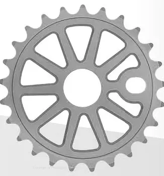 Система/звезда BMX, материал AL6061, 25 зубъев 1/2х1/8", черная, 6-150080