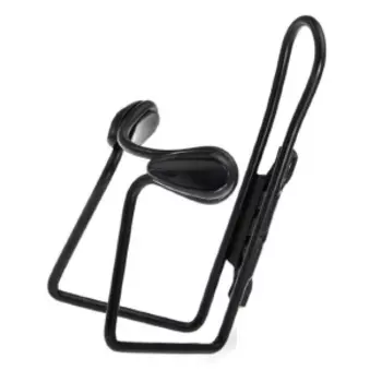 Флягодержатель велосипедный KAI WEI, алюминий, с кнопкой для фиксации и защиты бутылки, черный, KW-317-08