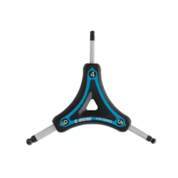 Ключ UNIOR трехсторонний шестигранный с закругленным жалом 4х5х6 мм, 1781/2HXS