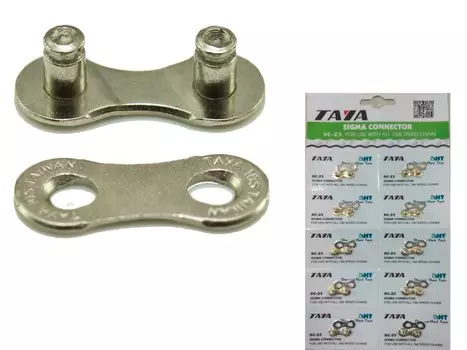 Соединительное звено цепи TAYA, 9 скоростей, 1/2"x5/64", 1 комплект, 10 блистеров/карточка, SC-20