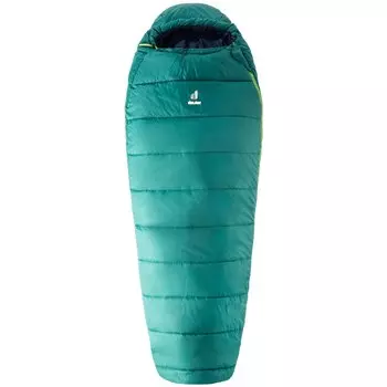 Спальник Deuter Starlight Pro Alpinegreen, левый, детский, туристический, 2021-22, зеленый, 3720221_2322