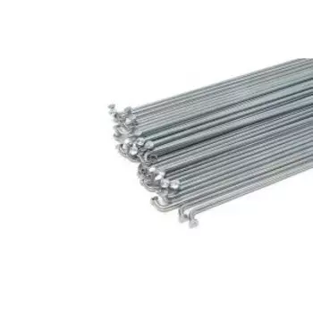 Спица TRIX 14G , с ниппелем, нержавеющая сталь, серебристая (144 шт) комплект, silver-stainless