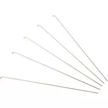 Спица велосипедная DT Swiss Alpine III, 2.34-1.8-2.0, без ниппеля, серебристый, dtspo-alp3-sil-258