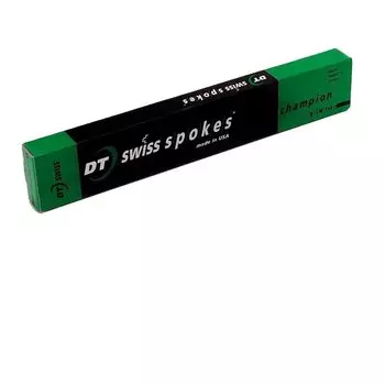 Спица велосипедная DT Swiss Champion, 1,8 мм, 252 мм, чёрный, R2 DT CHAMP bk 1.8x252