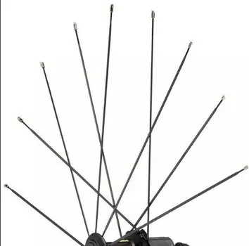 Спица велосипедная карбоновая Mavic Kit9frt 285 мм Spk Rsys Red, 10843701