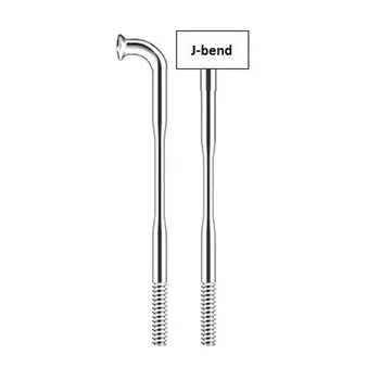 Спица велосипедная Pillar PSR TB 2018, круглая, 2.2-1.8-2.0мм, баттированная, J-bend, Black oxide, SSDPRD0201800052420 (Размер: 258 мм, Цвет: Black oxide)