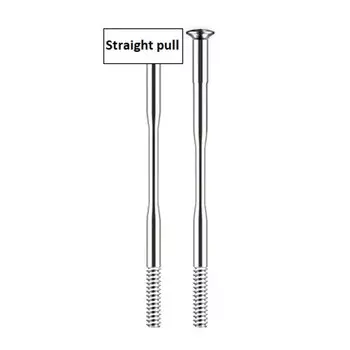 Спица велосипедная Pillar PSR TB 2018, Straight pul, баттированная, 2.2-1.8-2.0мм, круглая, 14G, Black CB, SSDPLD0201800 (Размер: 250 мм, Цвет: Black oxide)