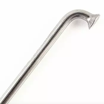 Спица велосипедная Sapim Race, 262 мм x 14G, баттированная 14G 2,0–1,8–2,0 мм, без ниппеля, хромированная, 262 мм-cp